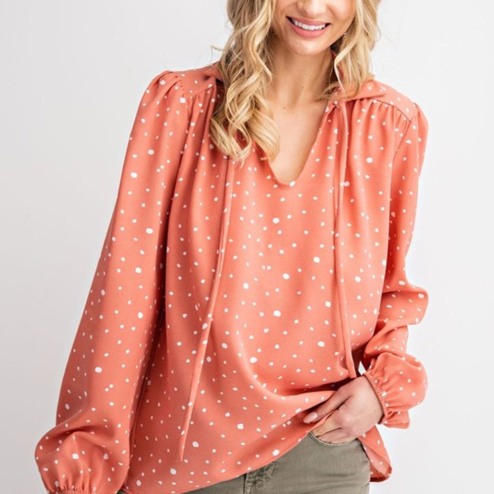 Animal Spotted Blouse